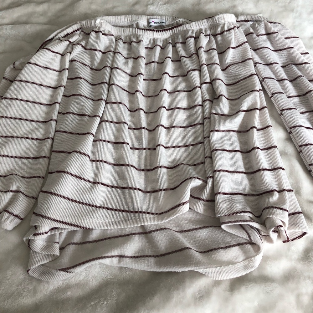 Long sleeve tube top